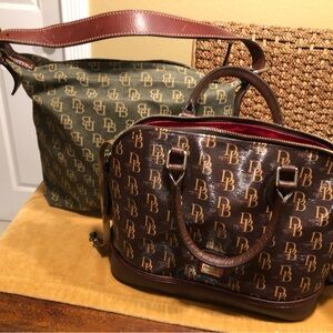 Dooney & Bourke Crossbody Bags - Brown and Green